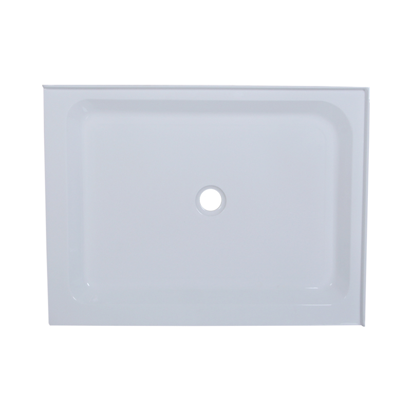 Triton White Acrylic Rectangle Left/Right Drain Two Tile Flanges Shower Tray/Base