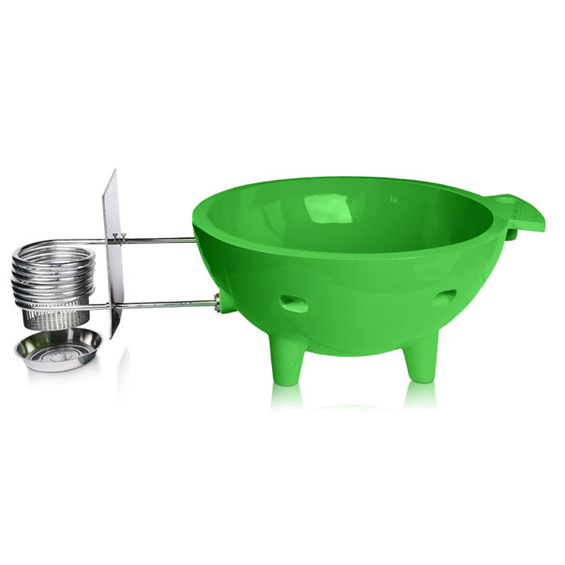 Alcyone Green Fiberglass Reinforcing Round End Drain Outdoor Fire Hot Tub