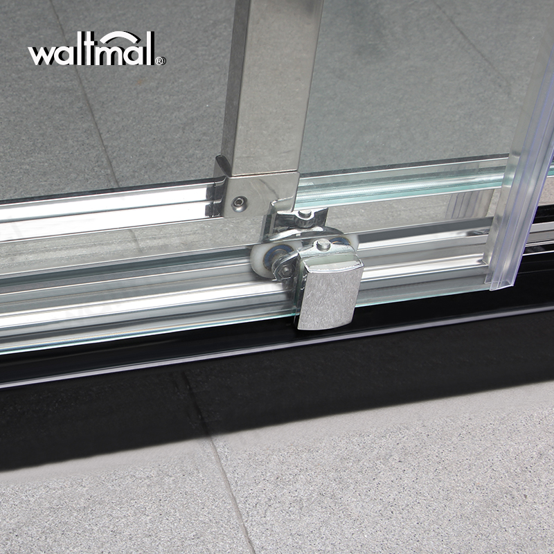 Aglaia Polishing 8mm Frame Two Glass Sliding/Bypass 304ss Shower Room