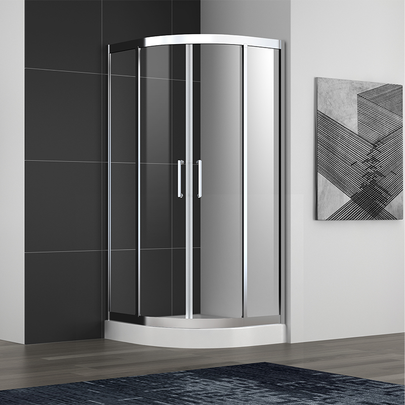 Aglaia Polishing 8mm Frame Two Glass Sliding/Bypass 304ss Shower Room