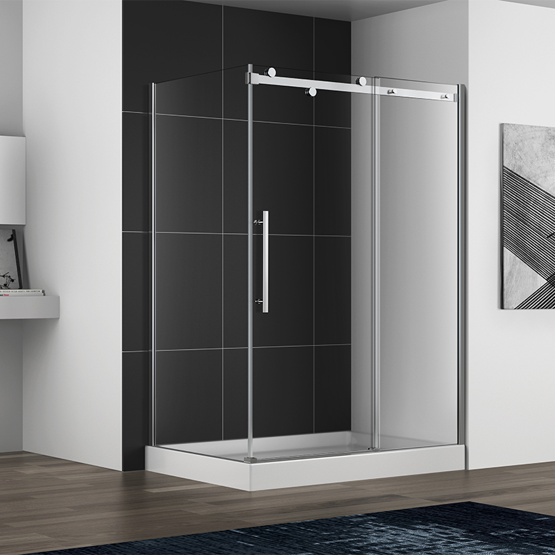 Apollo Chrome 8mm Frame One Glass Sliding/Bypass Aluminium Alloy Shower Door