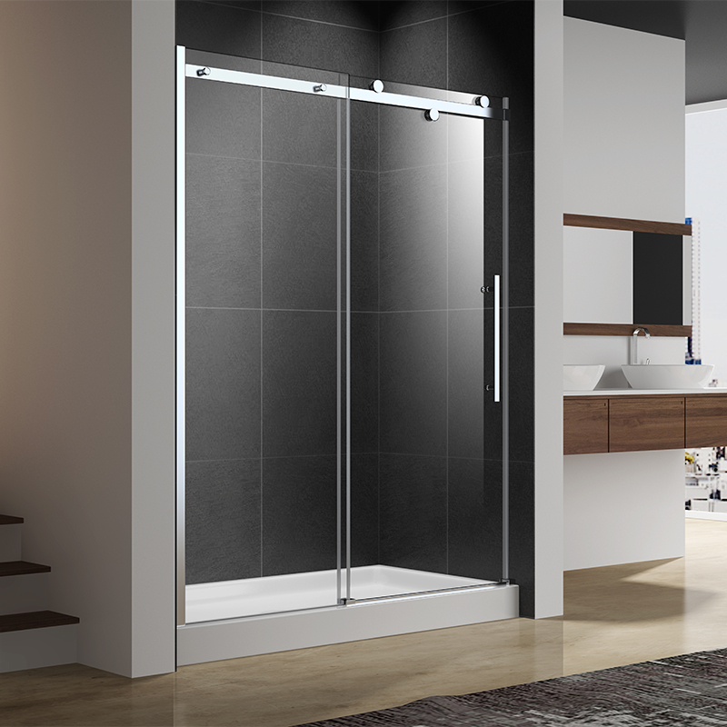Aphrodite Chrome 8mm Frame One Glass Sliding/Bypass Aluminium Alloy Shower Door