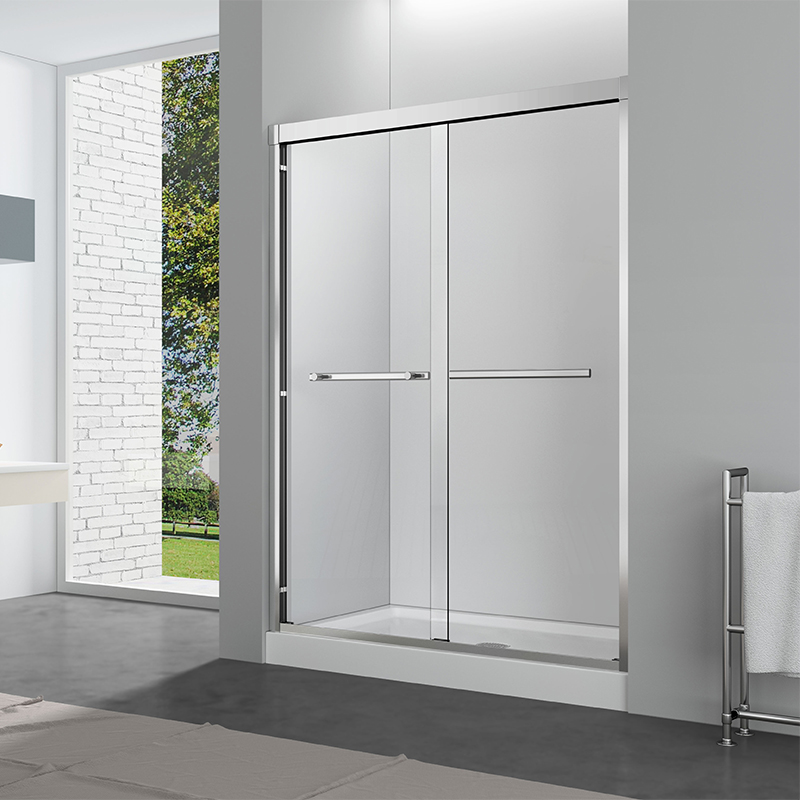 Ares Chrome 8mm Frame One Glass Silding/Bypass Aluminium Alloy Shower Door