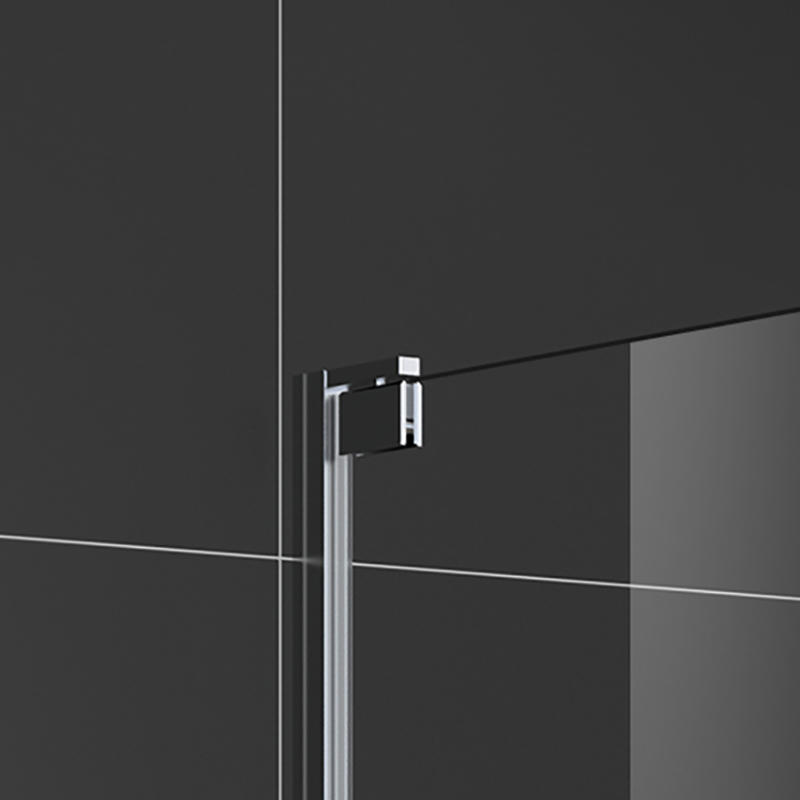 Hecate Chrome 5/6mm Frameless One Glass Hinged Aluminium Alloy Shower Room