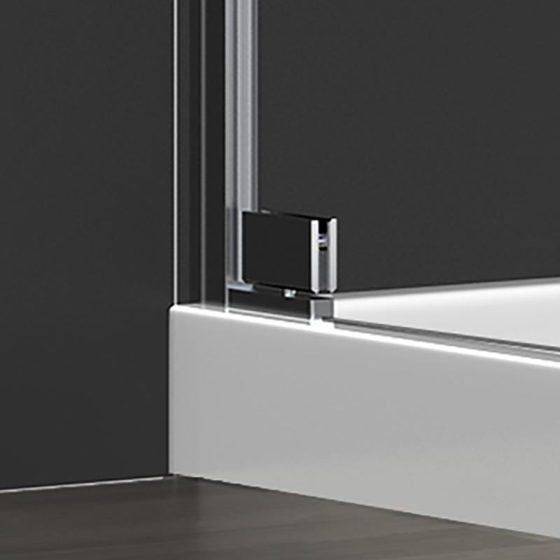 Hecate Chrome 5/6mm Frameless One Glass Hinged Aluminium Alloy Shower Room